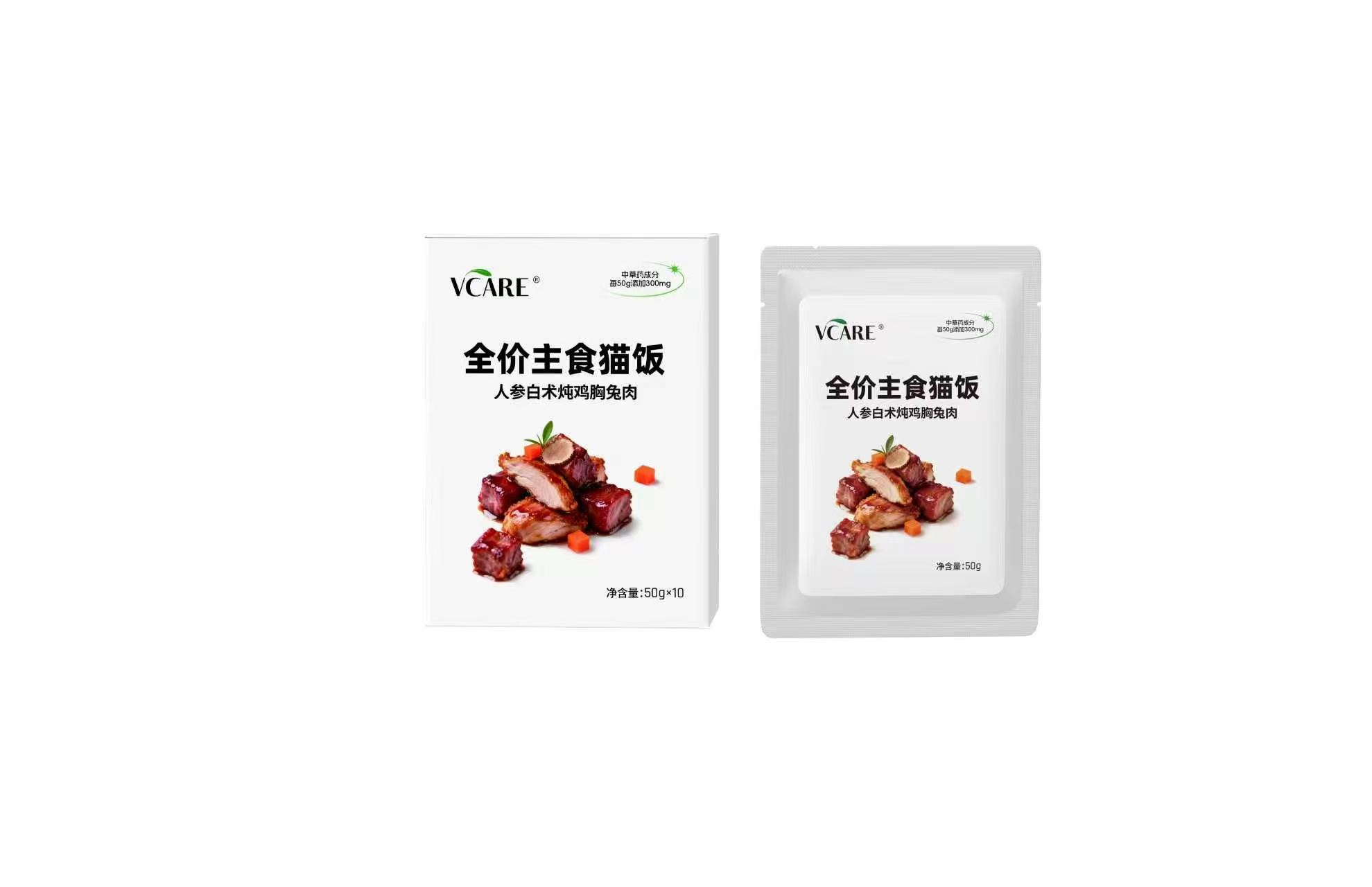 VCare 人参白术炖鸡胸兔肉（增强免疫功效）