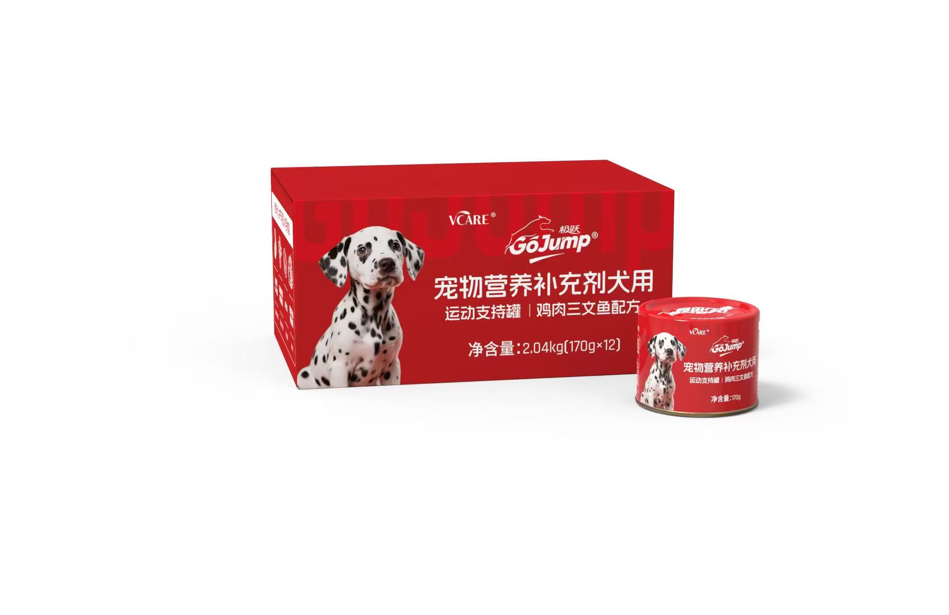 GoJump 运动支持罐|鸡肉三文鱼配方